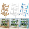 Garden Wooden 3 Tier Flower Plant Pot Display Stand Patio Shelf Storage Rack