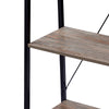 4-Tier Storage Rack Bookcase Display Plants Stand Shelf Metal Frame Ladder Shelf