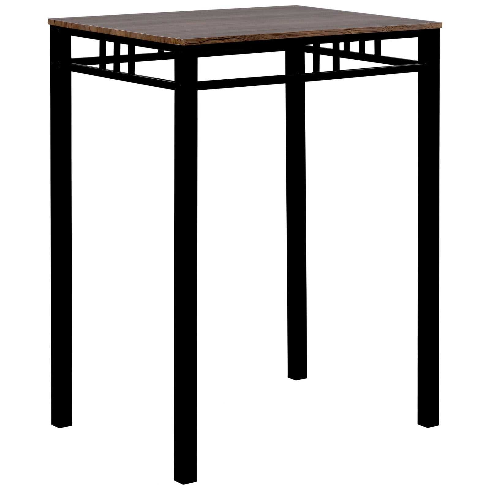 Breakfast Bar Dining Table and 2 High Chairs Stools Kitchen Dining Room Modern