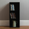 Oxford Bookcase 3 Tier Cube Shelf Wood Storage Photo Display Room Furniture Unit