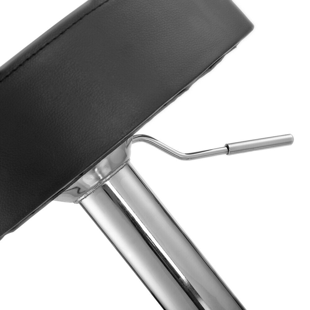 2pcs Bar Stools Swivel Gas Lift Kitchen Breakfast Hub Restaurant Bar Round Stool