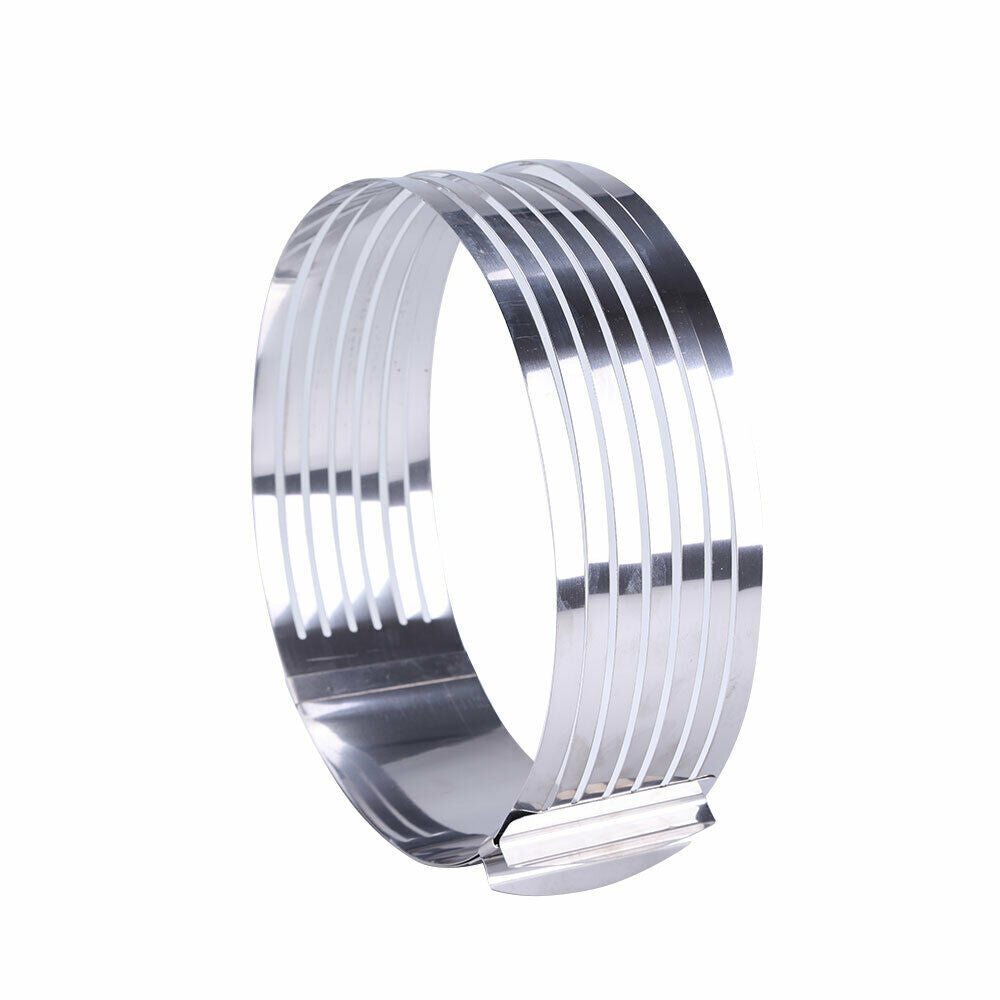 Adjustable 6 Layer Cake Slicer Cutting Guide 16 to 20 cm High Quality 430