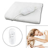 Electric Heated Throw Over Under Blanket Fleece Washable Polyester Warm Mattress