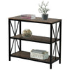 3-Tier Console Sofa Table Side/End Table Shelf Entryway Hallway Furniture UK