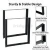 2x Industrial Steel Table Legs Metal Square Shape Dining/Bench/Coffee Table Desk