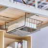 Small/Large Under Shelf Cabinet Storage Basket Hanging Rack Kitchen Organizer UK