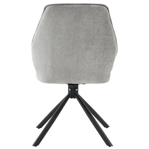 2pcs 180° Swivel Accent Chair Upholstered Armchair Dining Chairs Home Office HT
