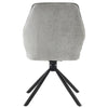 2pcs 180° Swivel Accent Chair Upholstered Armchair Dining Chairs Home Office HT