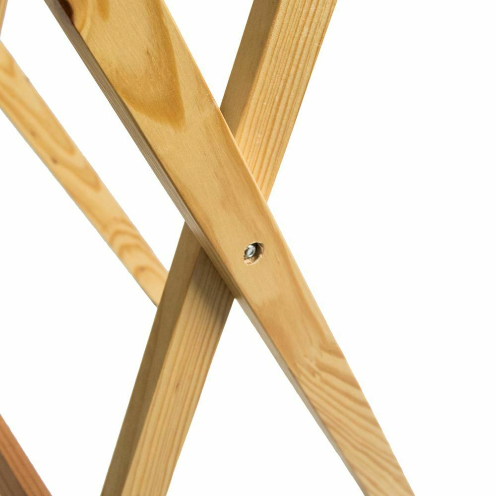 Folding Snack Table Wooden Natural Desk Foldable Portable Dining Laptop Coffee