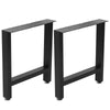 2X Industrial Table Legs Metal Stand Square Box Frame Bench Coffee Desk Leg Feet