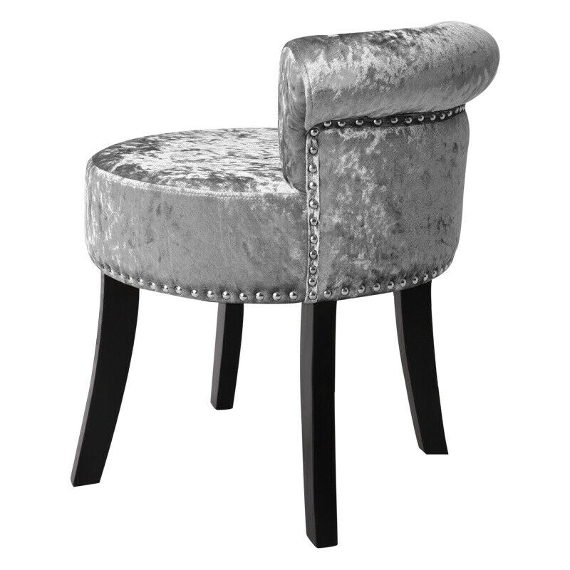Velvet Dressing Table Chair Vanity Stool Piano Stools Dining Chairs Bedroom Room