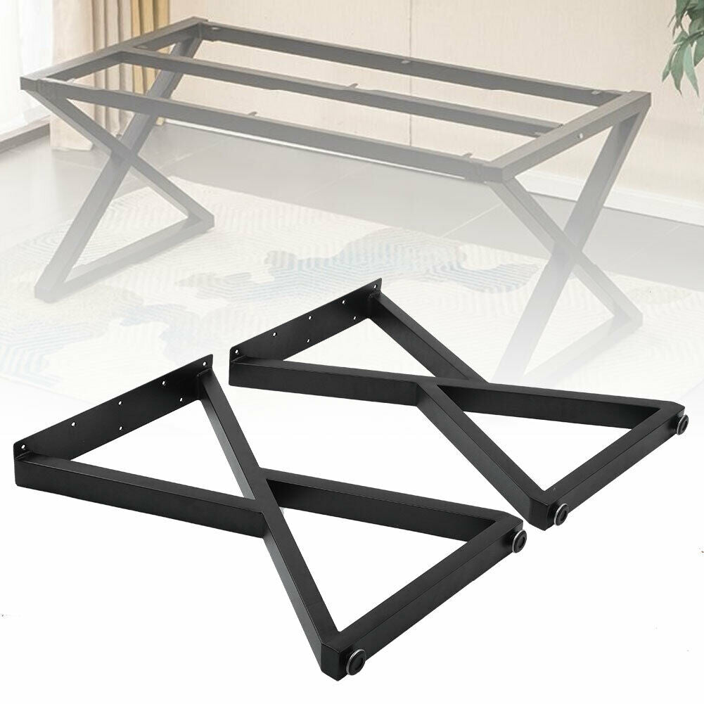 2x Industrial Metal Table Legs Computer Desk Bench Frame Feet Furniture Legs