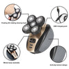 Men Electric Shaver Rechargeable Bald Head Razor 5 In 1 4D Rotary Beard Trimmer