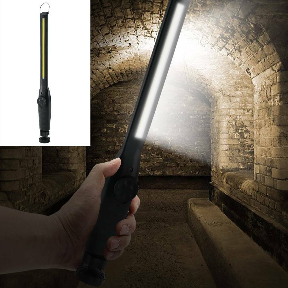LED Rechargeable Work Light Hand Torch Inspection Magnetic Lamp