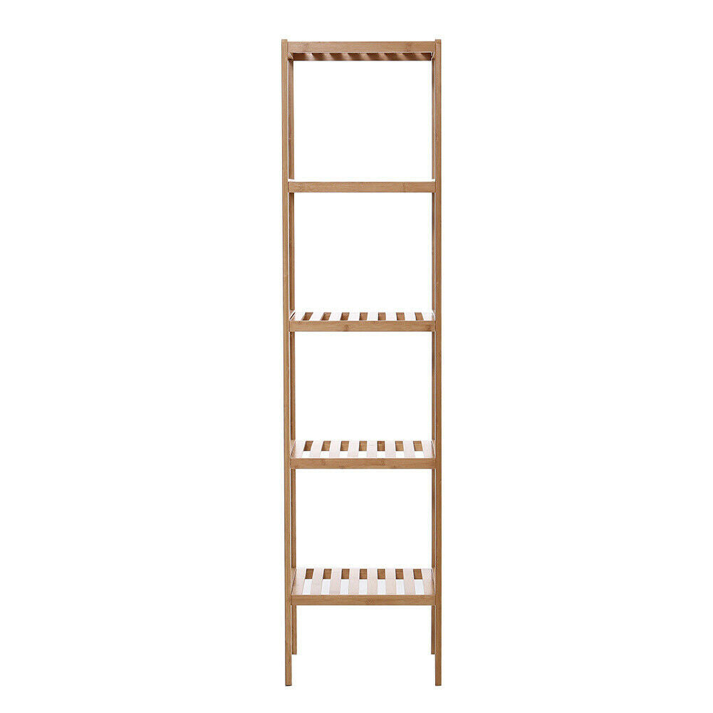 2/3/4 Tier Bamboo Plant Pot Stand Holder Rack Shelf Display Organiser Bookcase