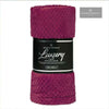LUXURY TEDDY FLEECE POPCORN THROW OVER FOR SOFA BED BLANKET TRAVEL WARM & COSY