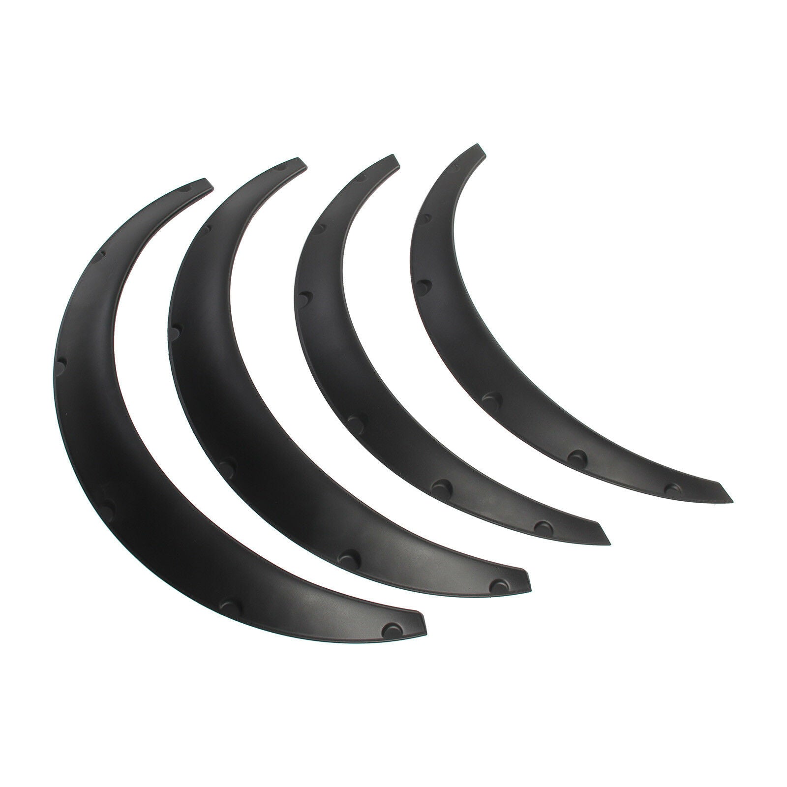 4pcs Universal Widened JDM Fender Flares Wheel Arch 2 inch ABS Car Fittings
