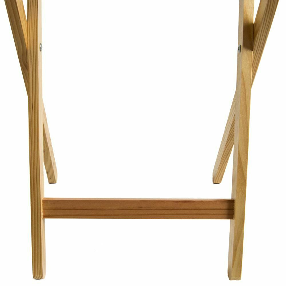 Folding Snack Table Wooden Natural Desk Foldable Portable Dining Laptop Coffee