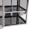 Bathroom Corner Wall Mirror Storage Cabinet Cupboard Stainless Steel