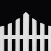 6 Plastic Wooden Effect Lawn Border Edge Garden Edging Picket Fencing Set UK