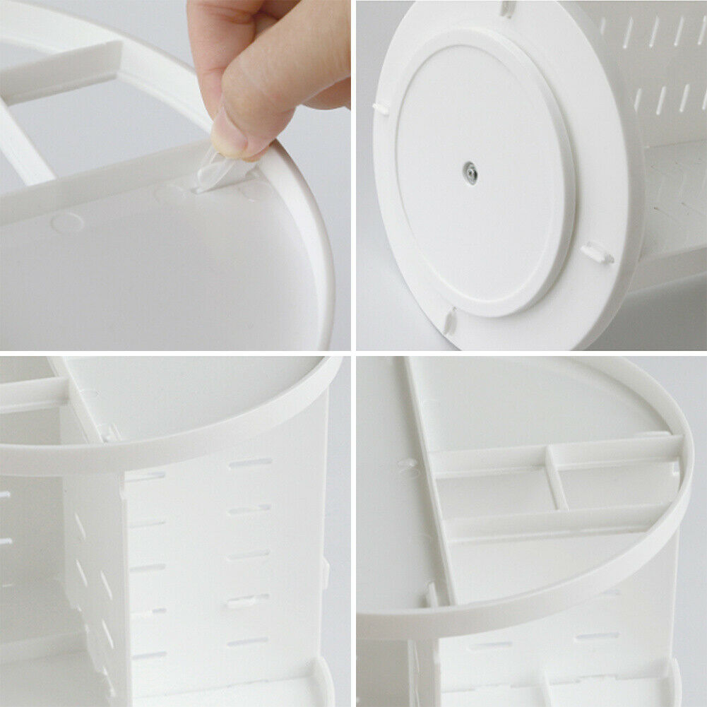 360 Degree Rotating Makeup Cosmetic Organiser Storage Box Jewelry Case Display