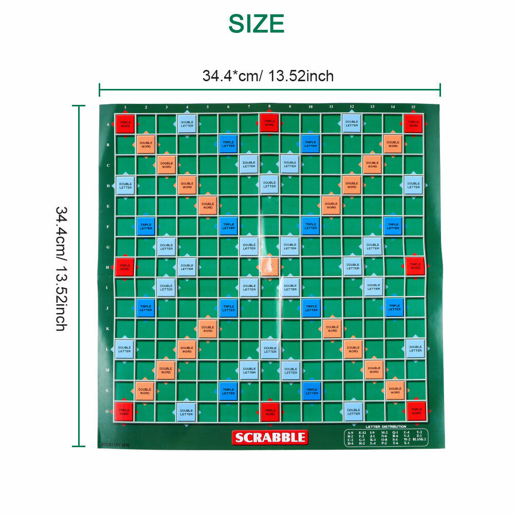 キッズ・ファミリー SCRABBLE Original Scrabble Game Family Party Board Game Kids Educational