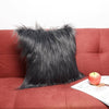 45x45cm Home Decoration Soft Fur Fluffy Sofa Pillow Case Plush Cushion Cover