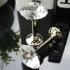 2x Silver Gold Crystal Curtain Wall Hooks Tie Backs Hanger Holder Home Deco