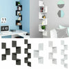 3/5 Tier Floating Wall Shelves Corner Shelf Storage Wood Display Bookcase Decor