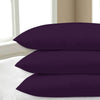 2X Pillow Cases Luxury Fine Poly Cotton Pair Pack Housewife Bedroom Pillow Cover