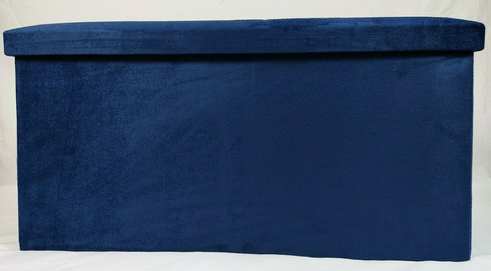 Soft Velvet Diamante Ottoman Folding Storage Box Footstool Seat new colour