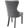 Dining Chairs Velvet Studded Fabric Lounge Padded Accent Side Chair Home Kitchen