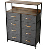 8 Drawers Chest of Drawers Unit Storage Cabinet Sideboard Bedroom Home Hallway