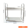 2 Tier Kitchen Shelf Stainless Steel Microwave oven Rack Stand Storage Holder