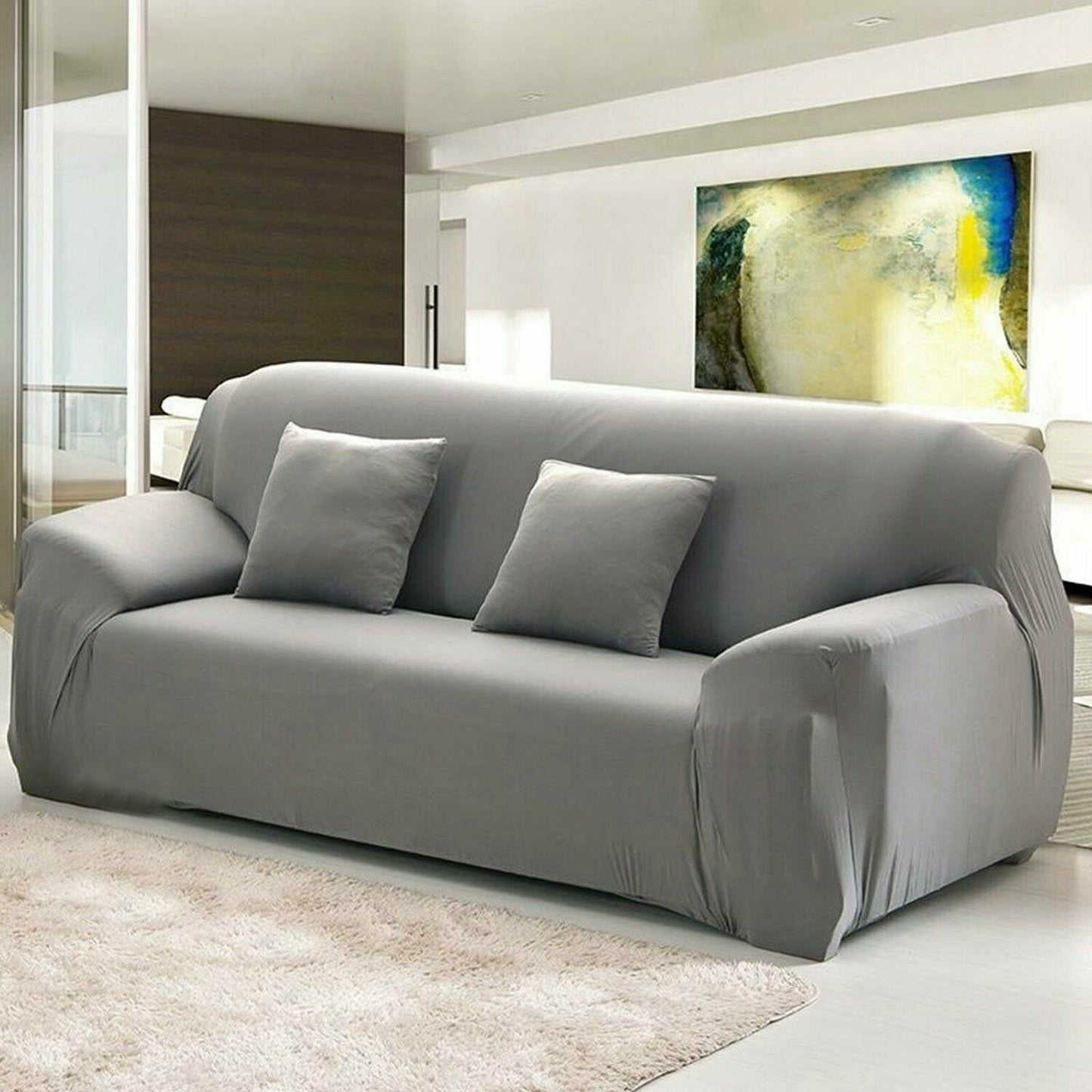 2/3 Seater Elastic Sofa Covers Slipcover Settee Stretch Floral Couch Protector