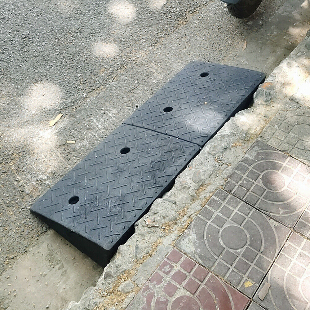 1/2X Kerb Ramp Curb Ramps Heavy Duty Driveway Threshold Ramps Rubber Kerb Ramps
