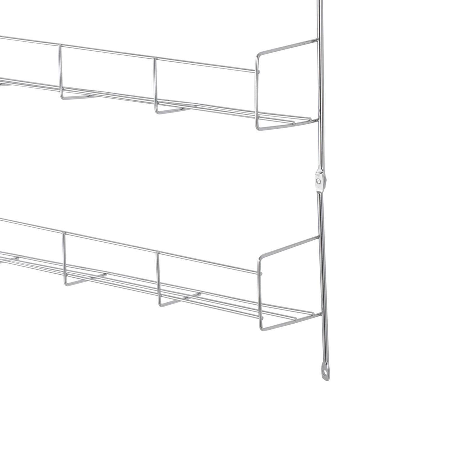 3 5 TIER FOR KITCHEN DOOR CUPBOARD STORAGE WALL SPICE HERB JAR RACK HOLDER