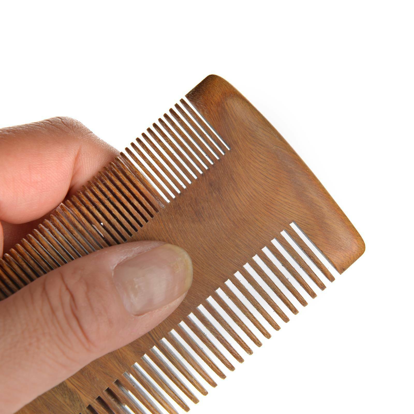 Gents Mens Boar Bristle Shaving Moustache Beard Brush And Comb Set Kit Wooden