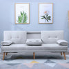 3 Seater Sofa Bed Scandi Style Recliner Adjustable Back Middle Table