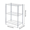 3 Tier Storage Stand Book Shelf Bathroom Kitchen Oven Rack Display Shelving Unit