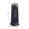 2000W PTC Ceramic Tower Space Heater Oscillating Warm Touch Screen/Timer/Remote