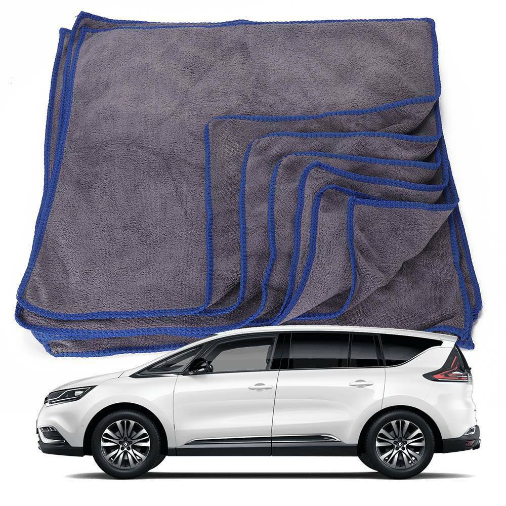 10x New Detailing Cleaning Car Soft Cloths Large Microfibre Ultra Absorbant UK