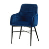 2× Luxury Velvet / PU Leather Chairs Padded Seat Office Restaurant Dining Room