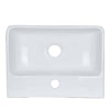 Compact classic Cloakroom Basin square ceramic small wall hanging Bathroom Sinks