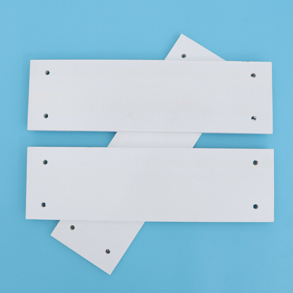 3 Tiers Rustic Wooden Wall Hanging Rope Shelf Mounted Floating Storage Unit Home