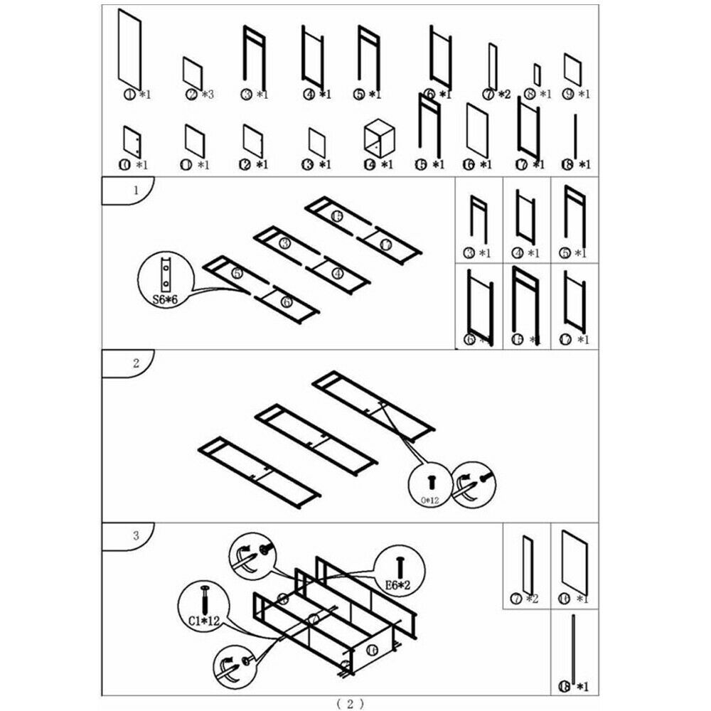 90cm Heavy Duty Open Wardrobe Clothes Rail Hanging Coat Stand Rack Shelf Black