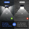 Solar Power Motion Sensor Garden Outdoor Floodlight LED PIR Security Light Save