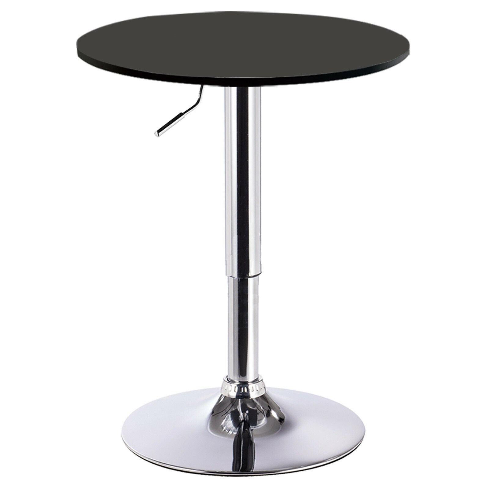 Bar Table,Breakfast Swivel &Height Adjustable Round Bar Table for Kitchen