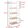 3/4/5 Tier Ladder Shelf Storage Shelving Unit Bookcase Corner Rack Display Stand