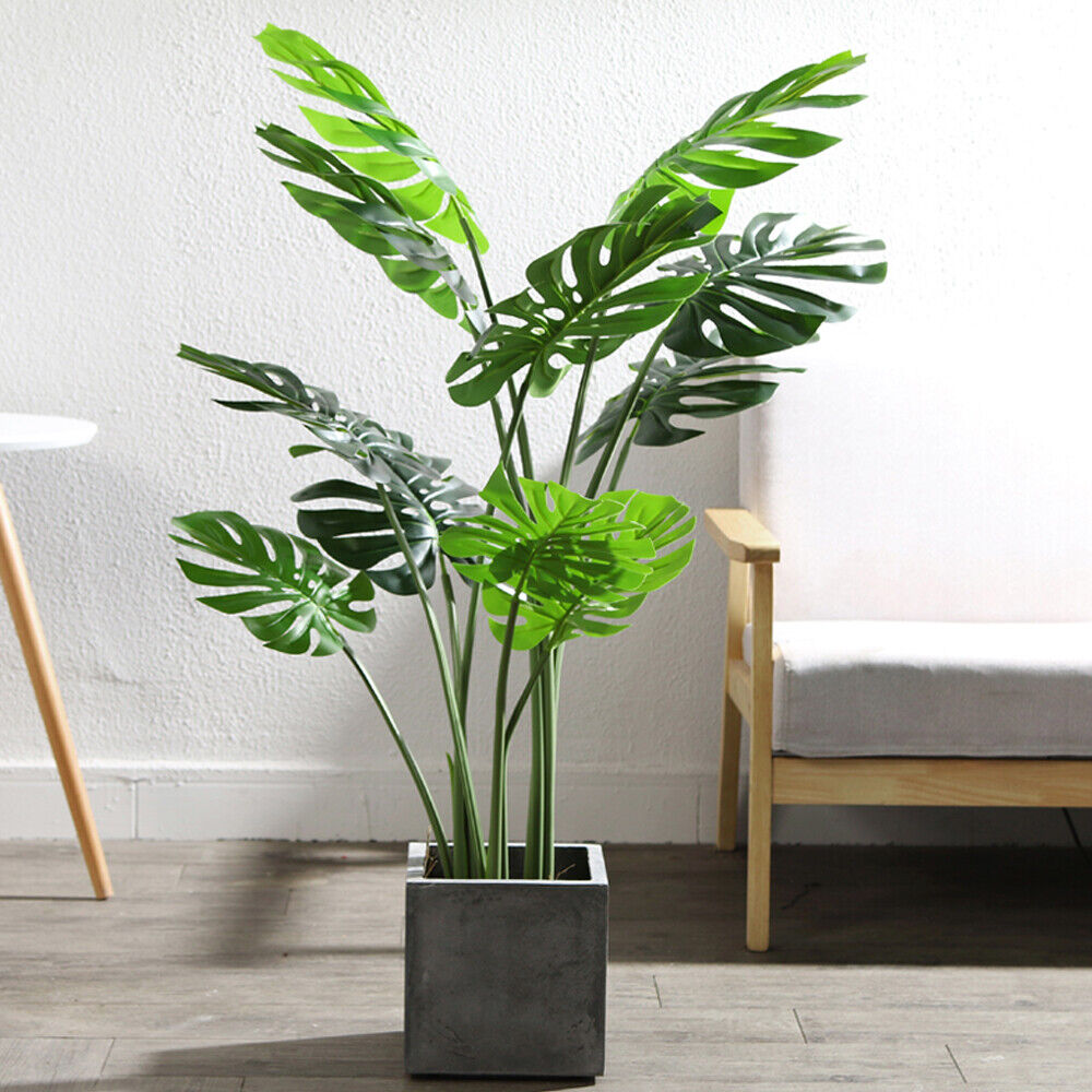 50cm Large Artificial Plants Office Home Garden Faux Plant Tree Indoor –  Quildinc